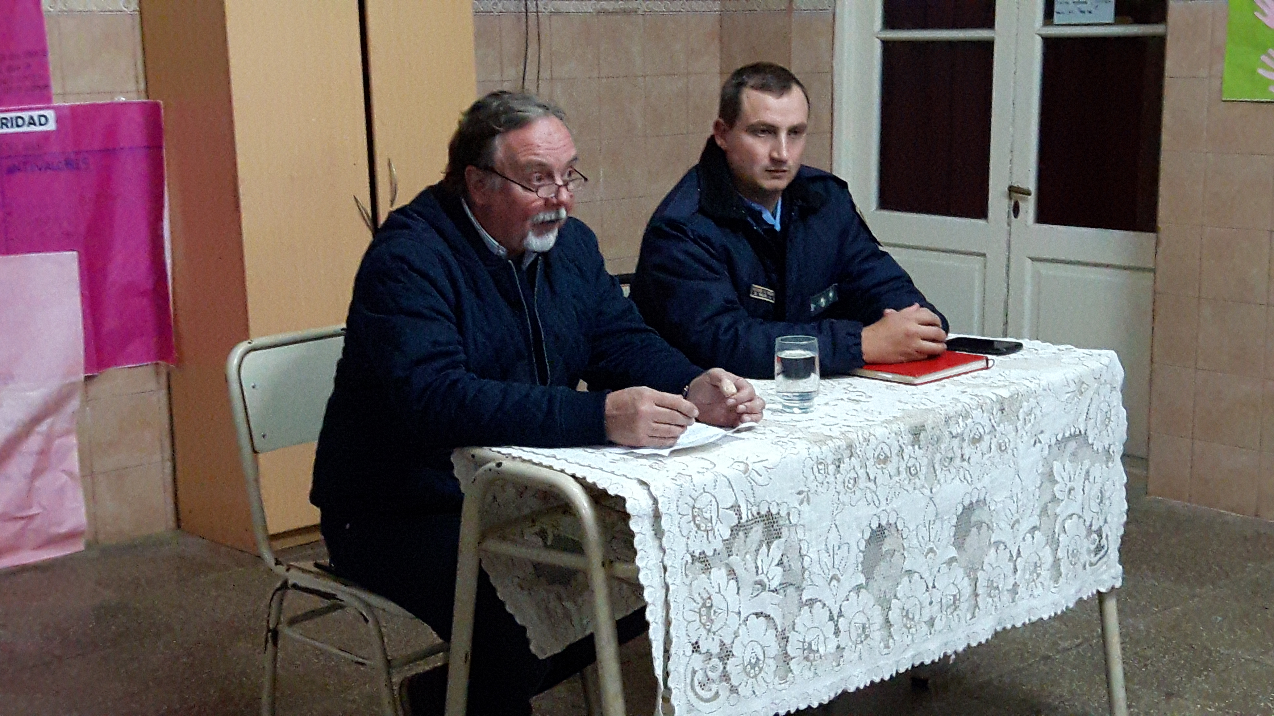 ALBERIONE BRINDO UNA CHARLA SOBRE TEMAS LEGALES EN EL NARCOTRÁFICO