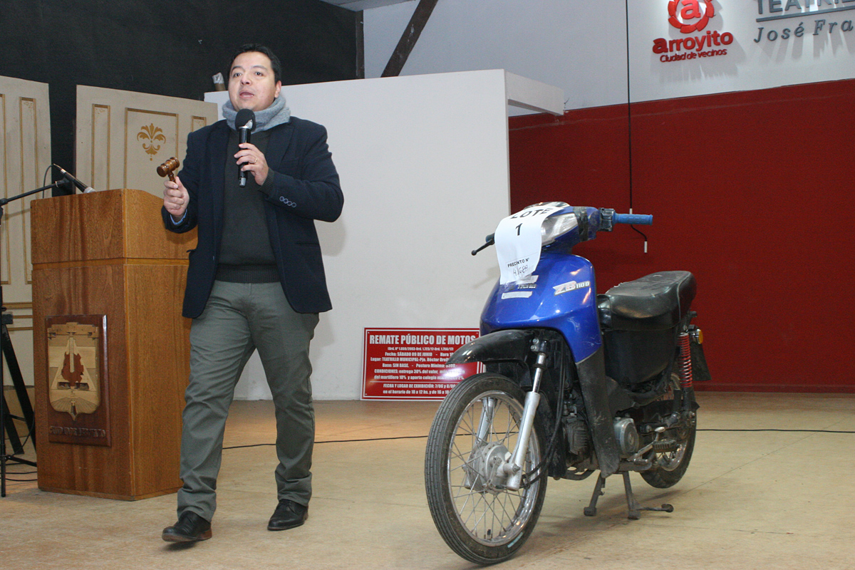 SE REALIZÓ EL SEGUNDO REMATE DE MOTOVEHÍCULOS