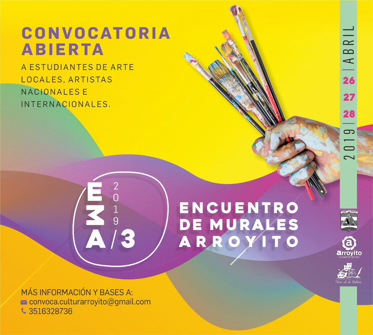 TIEMPO ARROYITO: COMIENZA EL TERCER ENCUENTRO DE MURALISMO