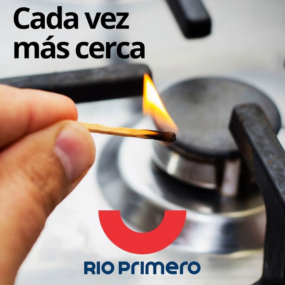 RÍO PRIMERO: CONECTARON EL PRIMER MEDIDOR DE GAS EN UN DOMICILIO DE LA LOCALIDAD