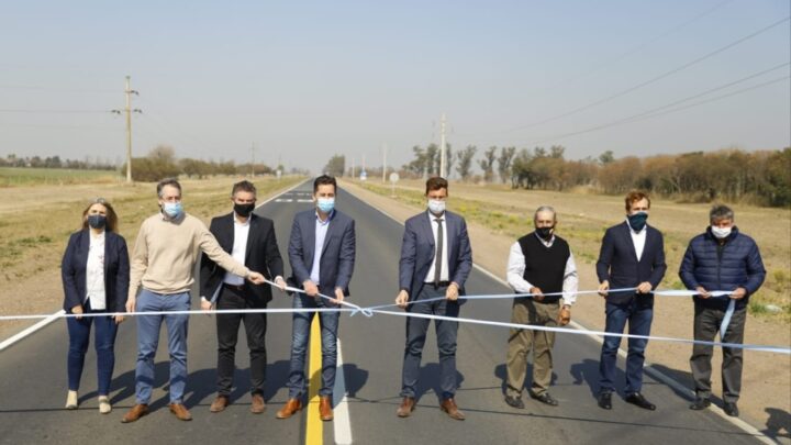 INAUGURARON LA RE-PAVIMENTACIÓN DE UN TRAMO DE LA RUTA 1