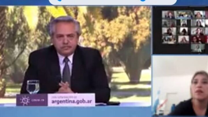 RÍO PRIMERO: LA INTENDENTA CRAVERO SE REUNIÓ POR ZOOM CON EL PRESIDENTE FERNÁNDEZ