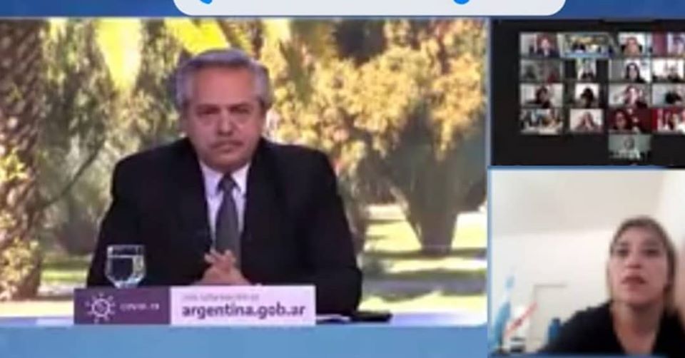 RÍO PRIMERO: LA INTENDENTA CRAVERO SE REUNIÓ POR ZOOM CON EL PRESIDENTE FERNÁNDEZ RÍO PRIMERO: LA INTENDENTA CRAVERO SE REUNIÓ POR ZOOM CON EL PRESIDENTE FERNÁNDEZ