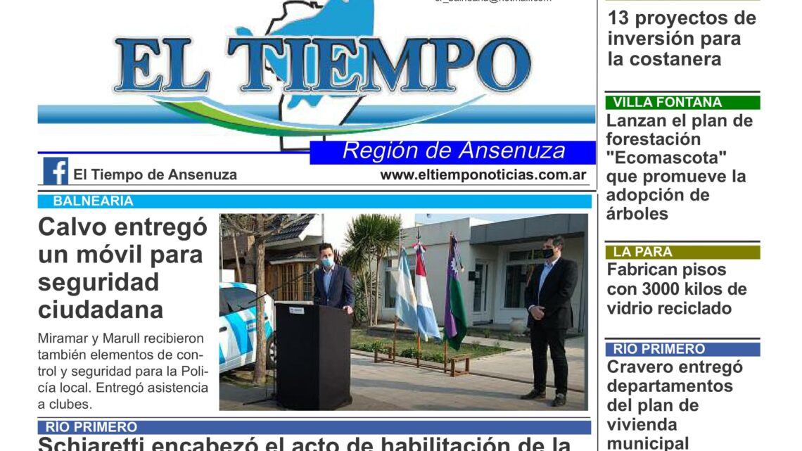 EL TIEMPO TE BRINDA EL RESUMEN SEMANAL DE NOTICIAS EN 28 PÁGINAS