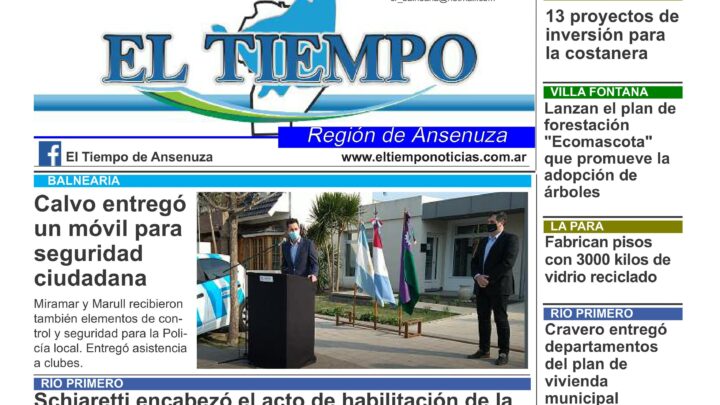 EL TIEMPO TE BRINDA EL RESUMEN SEMANAL DE NOTICIAS EN 28 PÁGINAS