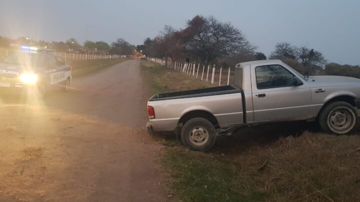 BALNEARIA: SE ACCIDENTÓ CON UNA CAMIONETA ROBADA