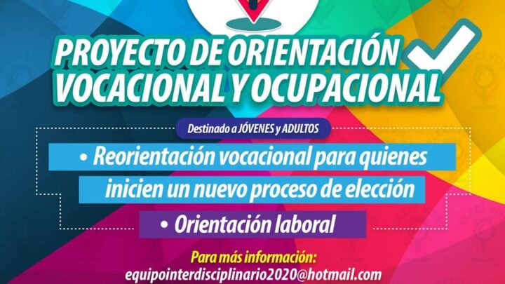 RÍO PRIMERO: NUEVO ESPACIÓ DE ORIENTACIÓN VOCACIONAL PARA JÓVENES Y ADULTOS