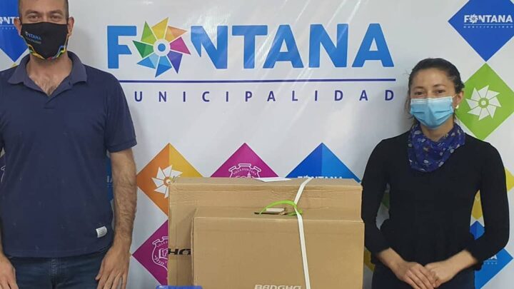 VILLA FONTANA: CENTRO DE SALUD RECIBIÓ INSUMIOS Y EQUIPAMIENTO