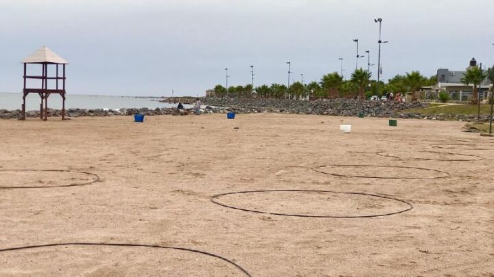 MIRAMAR IMPLEMENTA UN SISTEMA PARA MANTENER EL DISTANCIEMIENTO EN SUS PLAYAS