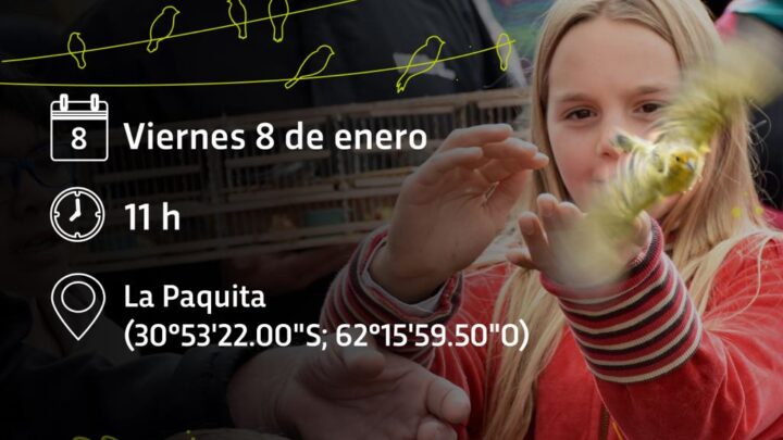 LA PAQUITA: SUELTA DE AVES EN SIMULTANEO CON OTROS LUGARES DE LA PROVINCIA