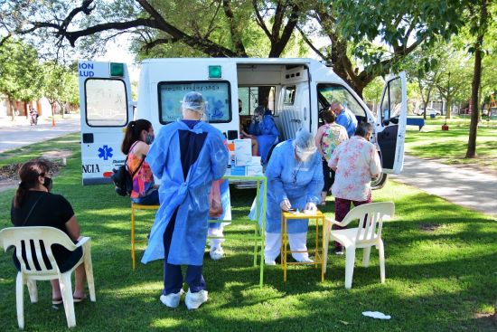 MORTEROS: SIGUEN LOS TESTEOS DE COVID EN LOS BARRIOS