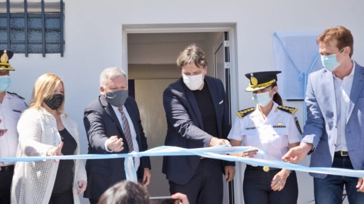 BENEDETTI Y MOSQUERA INAUGURARON EL DESTACAMENTO POLICIAL EL FUERTECITO