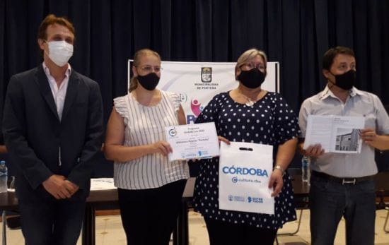 PORTEÑA: GIRALDI ENTREGÓ AYUDAS ECONÓMICAS A BIBLIOTECAS Y OTRAS INSTITUCIONES