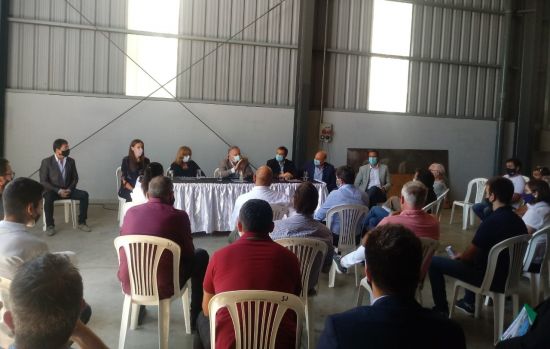 EL MINISTRO ACASTELLO SE REUNIÓ CON EMPRESARIOS Y PRODUCTORES DE BRINKMANN