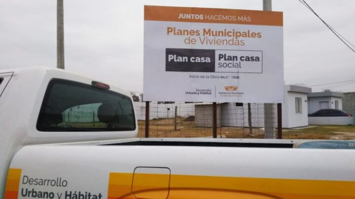 ARROYITO: POR EL CLIMA SE POSTERGÓ LA ENTREGA DE 32 VIVIENDAS