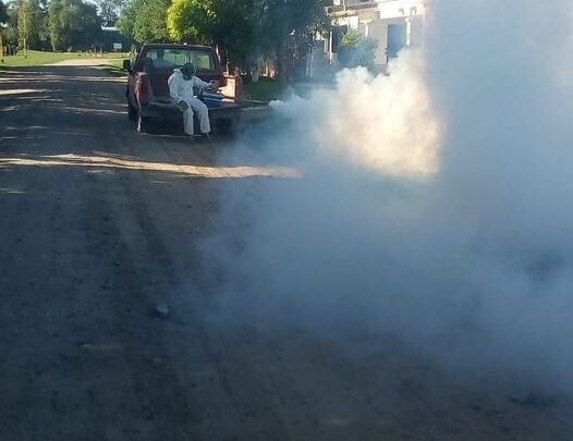 VILLA FONTANA: REALIZAN FUMIGACIONES CONTRA EL MOSQUITO TRANSMISOR DEL DENGUE
