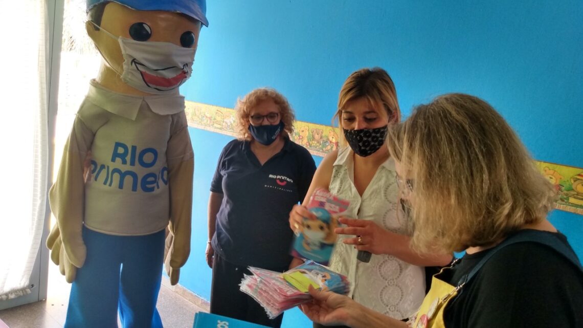 RÍO PRIMERO: MUNICIPALIDAD ENTREGÓ BARBIJOS EN LOS ESTABLECIMIENTOS EDUCATIVOS