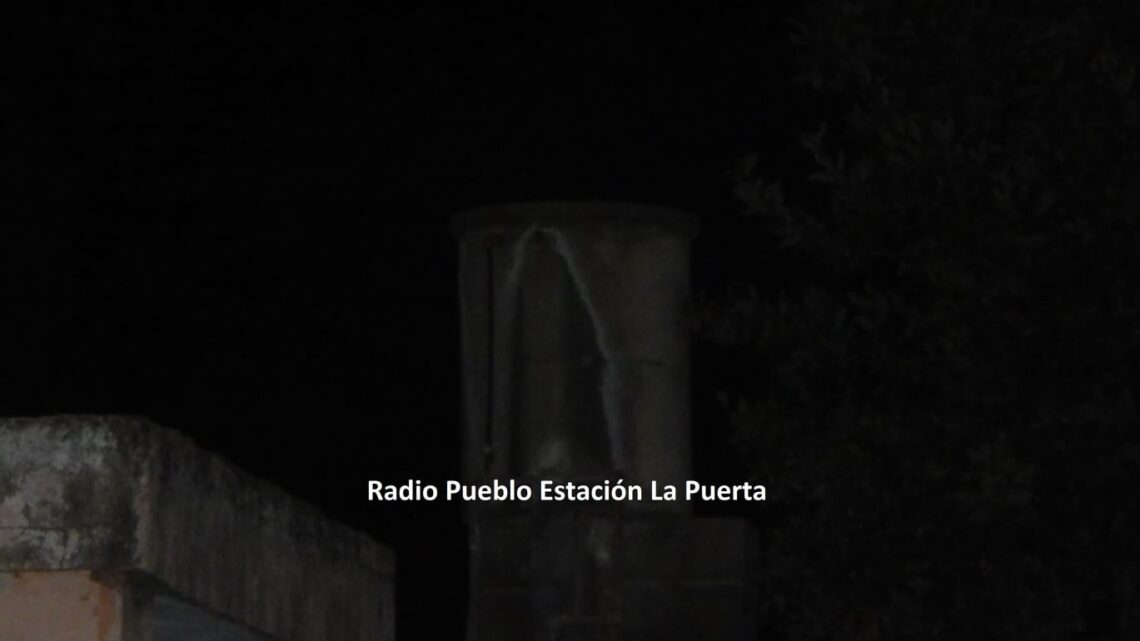 LA PUERTA: LA IMÁGEN DE LA VIRGEN EN UN TANQUE DE AGUA CONMOCIONÓ AL PUEBLO