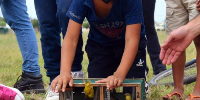 LIBERARON 120 AVES EN EL TÍO Y ARROYITO