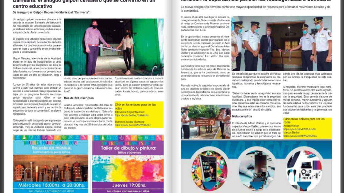 Gratis la edición completa de El Tiempo de Ansenuza y Morteros