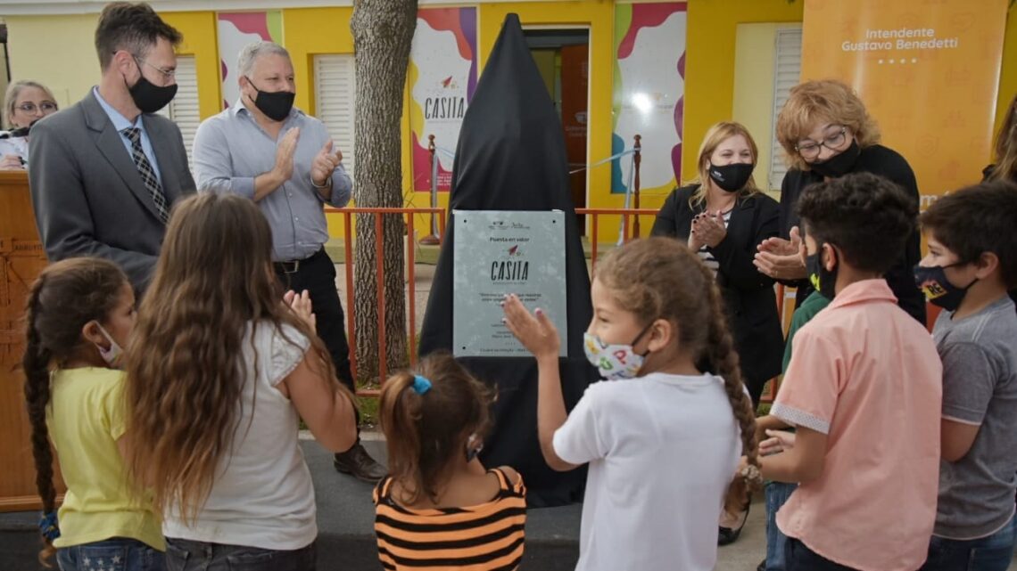 ARROYITO: EL INTENDENTE GUSTAVO BENEDETTI PUSO EN MARCHA CASITA, ESPACIO PARA LA NIÑEZ