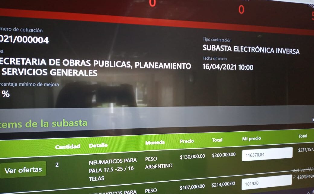 Río Primero: nueva subasta para compra de insumos dejó 34 mil pesos de ahorro al Municipio