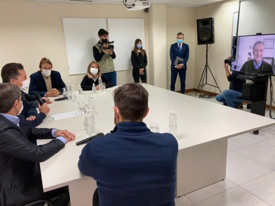 Schiaretti habilitó el gas natural en la empresa Arla de Porteña