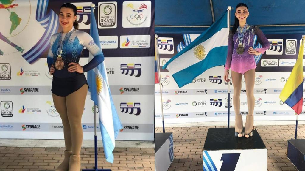 Medallas de oro y bronce para las chicas de Marull en el Panamericano de Patín