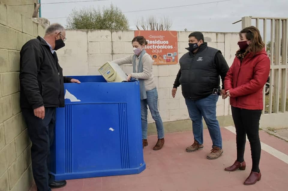 Arroyito: Municipalidad instaló un punto permanente para residuos electrónicos
