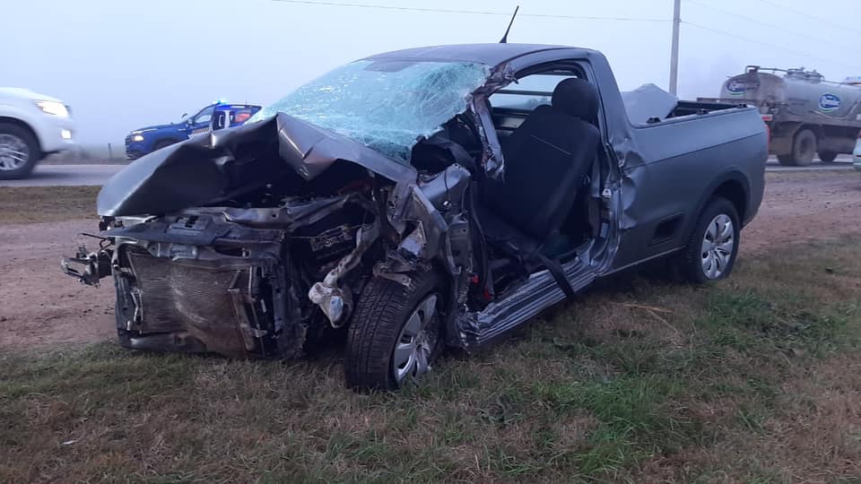 Murió un hombre por un accidente en el cruce de rutas 1 y 17 cerca de Brinkmann