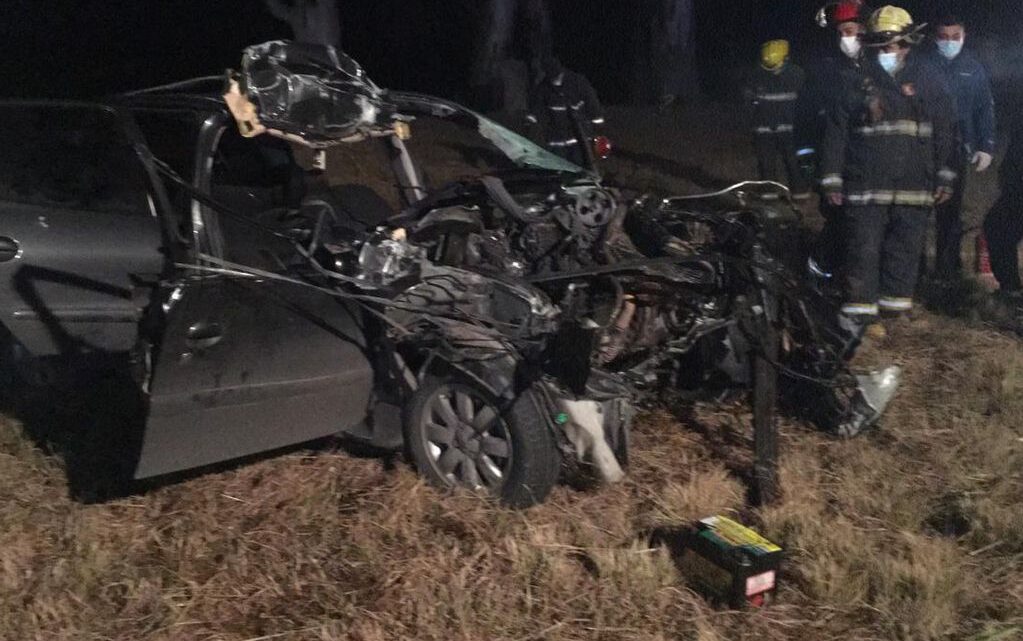 Accidente fatal en Río Segundo, colisionaron un automóvil y un camión