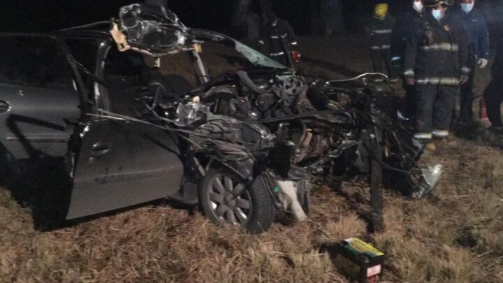 Accidente fatal en Río Segundo, colisionaron un automóvil y un camión