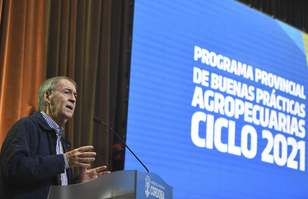 Córdoba: Schiaretti anunció 250 millones de pesos para Buenas Prácticas Agropecuarias 2021