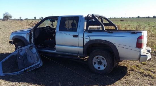 San Guillermo: menor de edad robó una camioneta y mató a dos animales