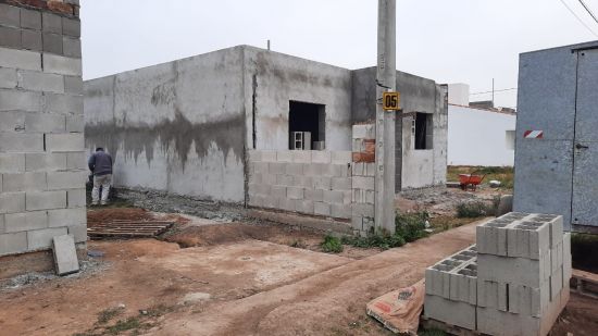 Avanza la construcción de 20 viviendas en Brinkmann