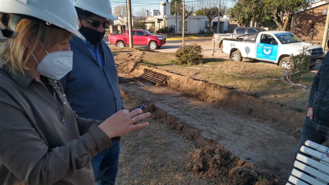 Río Primero: Comenzaron a remodelar la plazoleta de B° Luchi