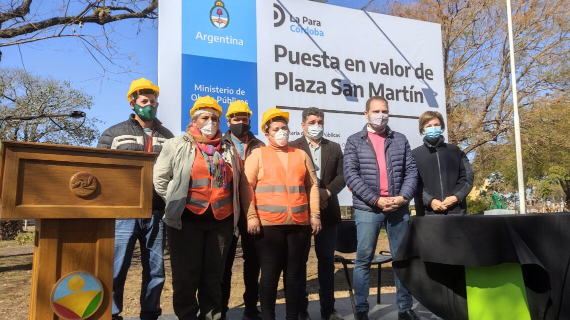 La Para: Inician la remodelación de la plaza central con más de 32 millones de pesos en inversión