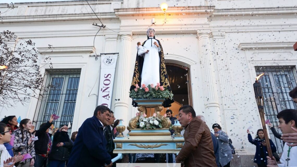 Villa Santa Rosa celebra sus patronales en comunidad y de manera presencial