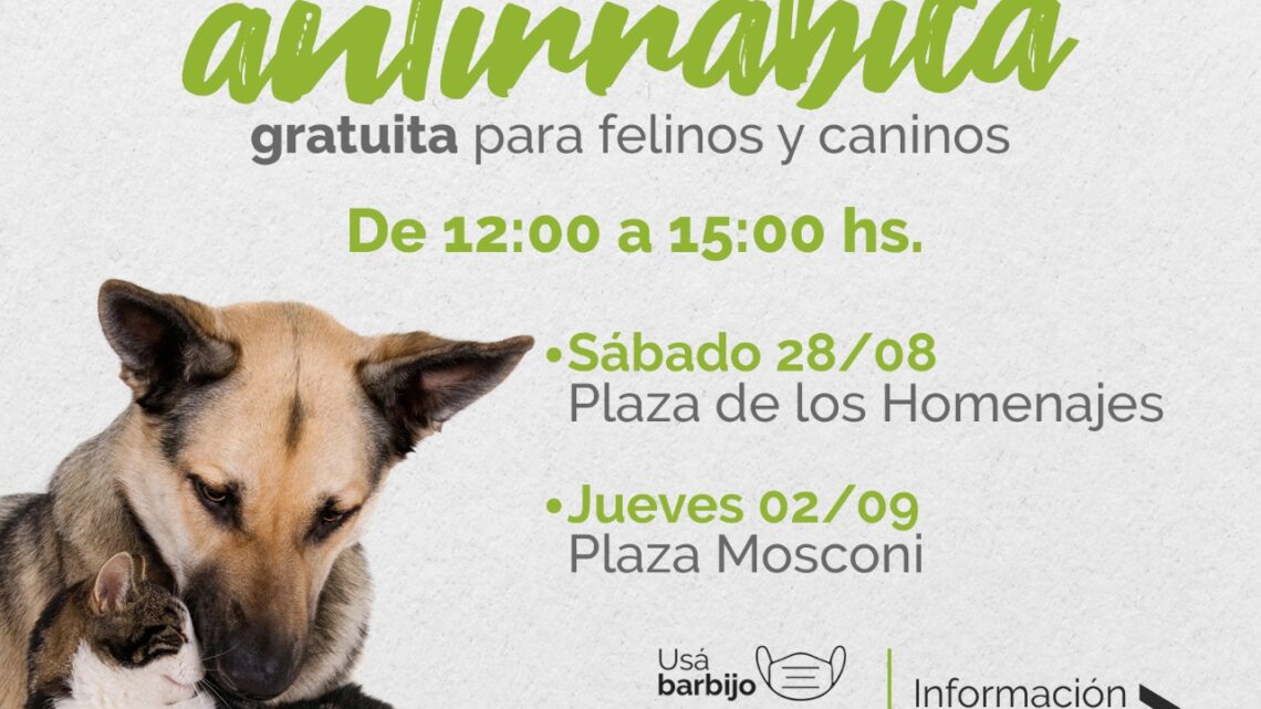 Arroyito: Comienza la segunda etapa de vacunación antirrábica