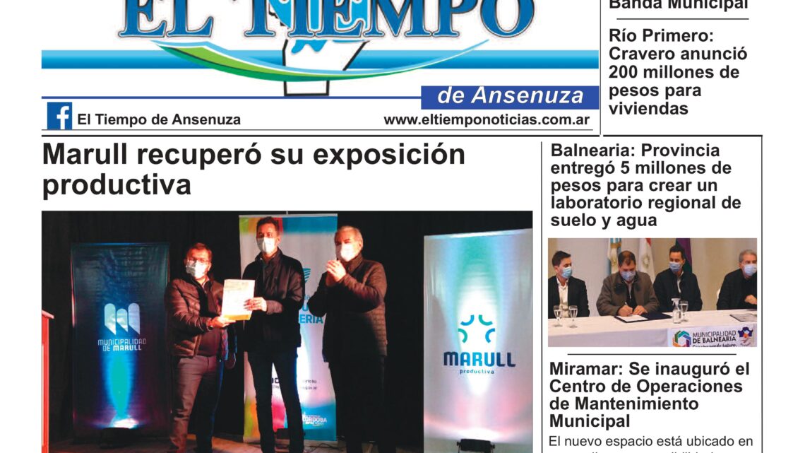 Le ponemos la tapa a las principales noticias de Ansenuza