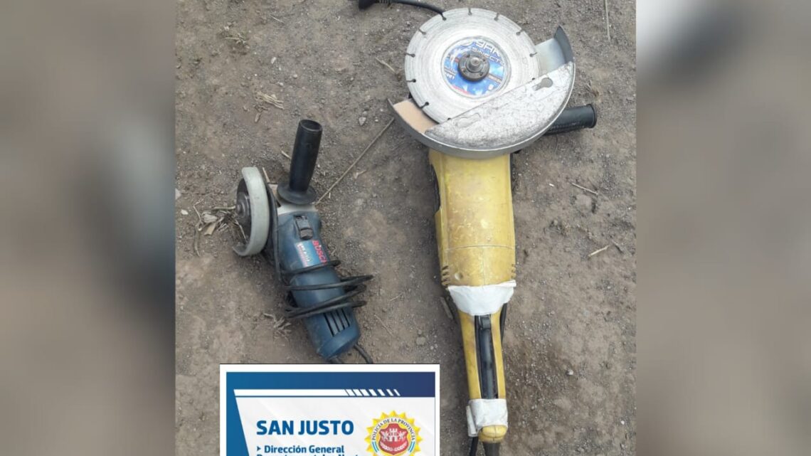 La Paquita: Policía detiene a un joven de 22 años y recupera herramientas sustraídas