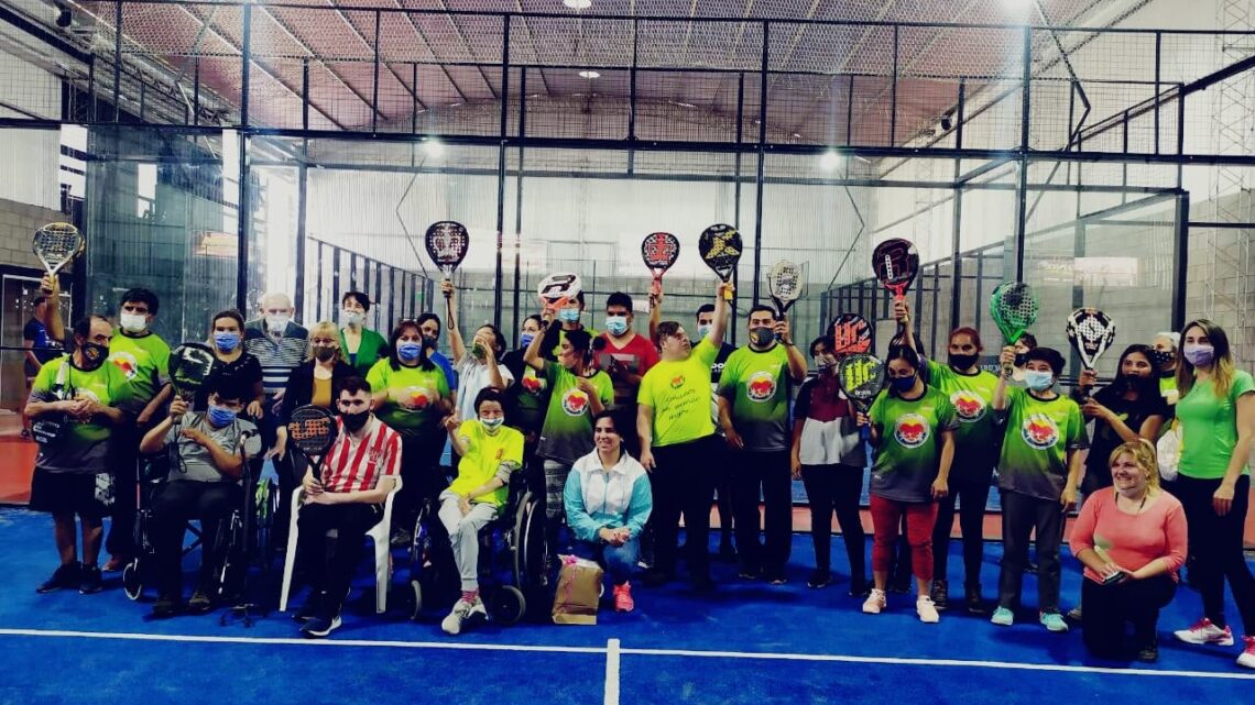 Villa Santa Rosa: Se concretó la tercera jornada de Pádel Adaptado