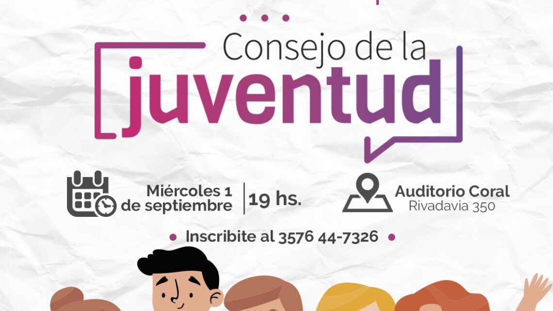 Arroyito: Sumate al Consejo de la Juventud