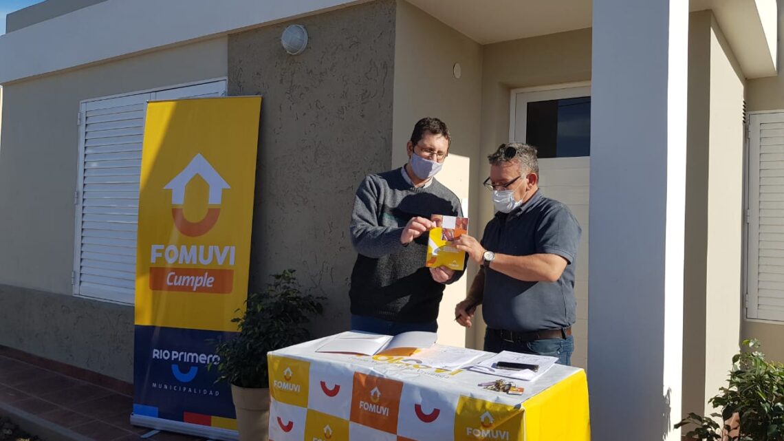 Río Primero: Entregaron otra vivienda más del FoMuVi