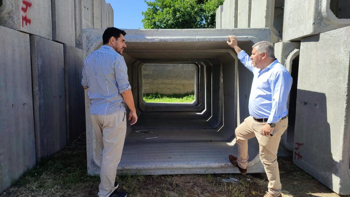 Arroyito inició las obras de desagües para evitar inundaciones en la ciudad
