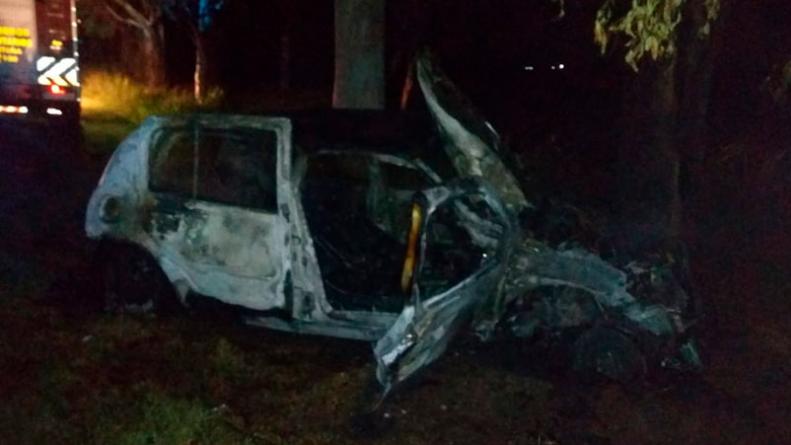 Tragedia en Porteña: Murió una mujer y un hombre grave por un accidente