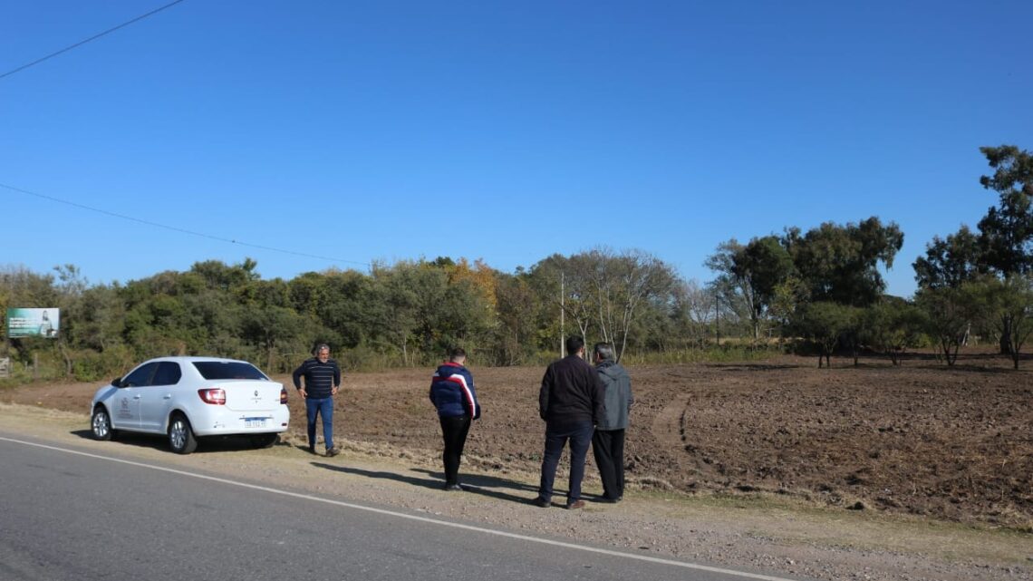 Villa Santa Rosa: Avanza el proyecto de una playa de camiones y Portico de ingreso Norte
