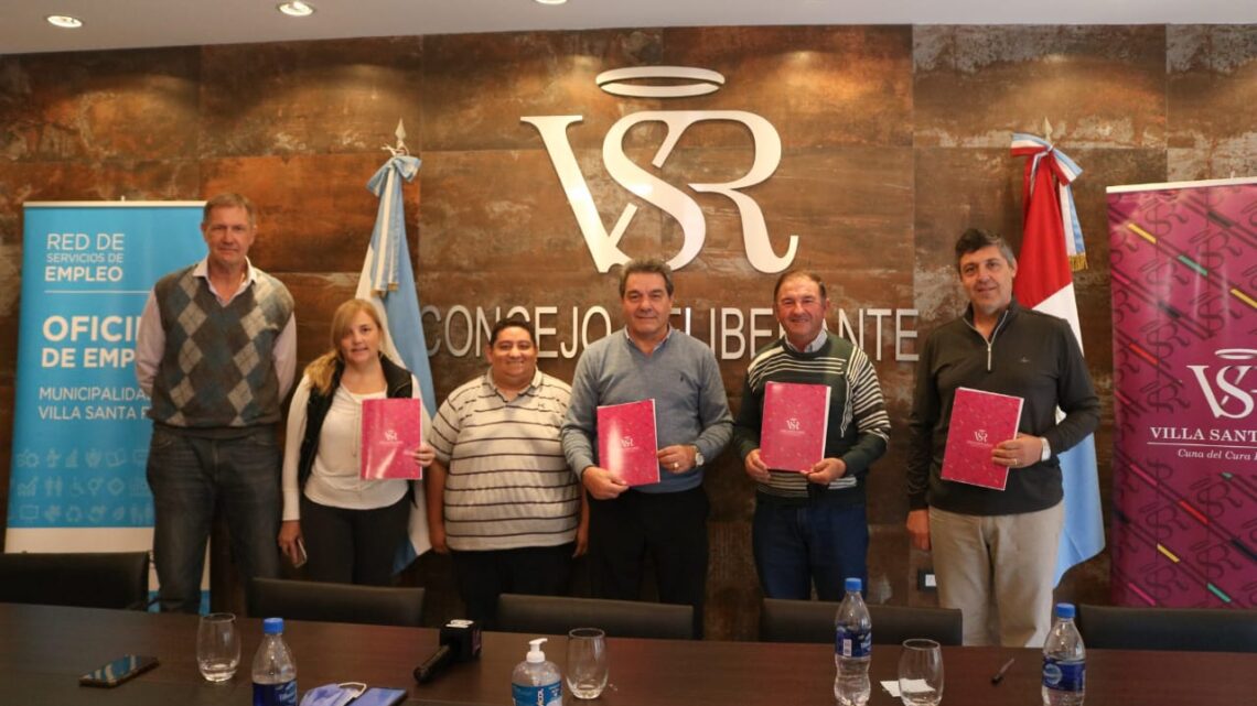 Villa Santa Rosa fortalece su oficina de empleo a nivel regional