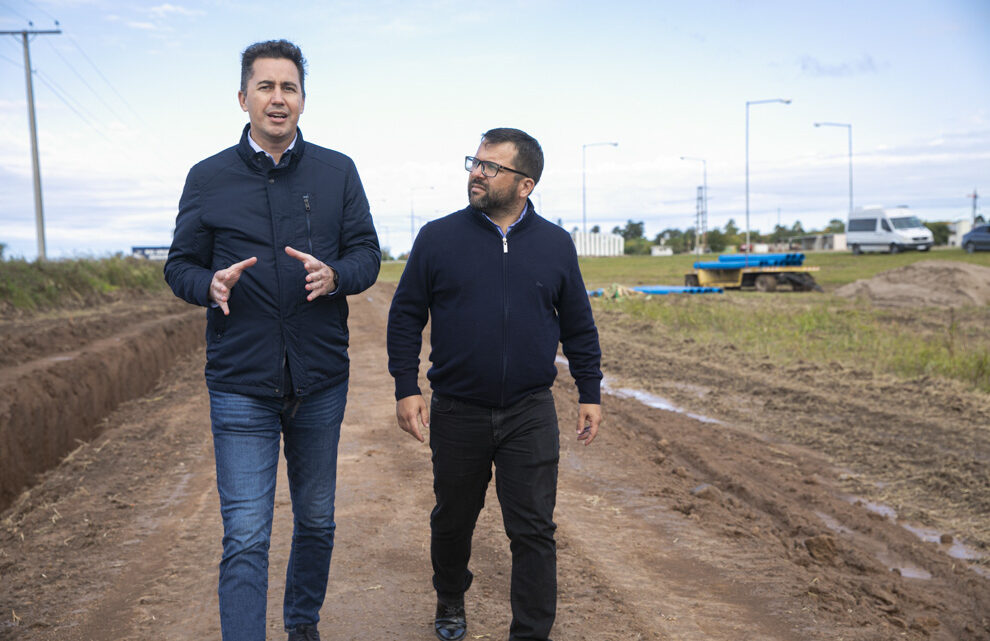 Calvo y Faletto recorrieron la obra del acueducto Altos de Chipión – La Para