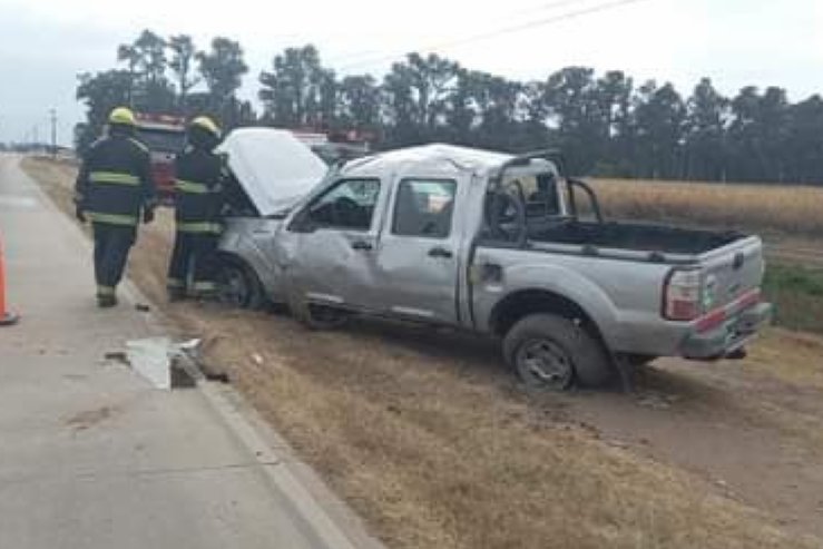 Accidentes el fin de semana en Brinkmann y Suardi